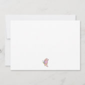 バタフライ 招待状 (裏面)