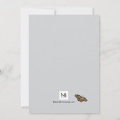 バタフライ 招待状 (裏面)