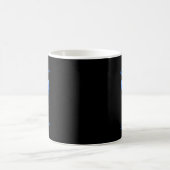 バタフライ 私はサバイバー 円形脱毛症啓発 コーヒーマグカップ (中央)