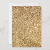 バタフライ·金ゴールド·ベビー·シャワー 招待状 (裏面)