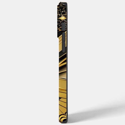 バタフライ(黒) Case-Mate iPhoneケース (裏面 / 左)