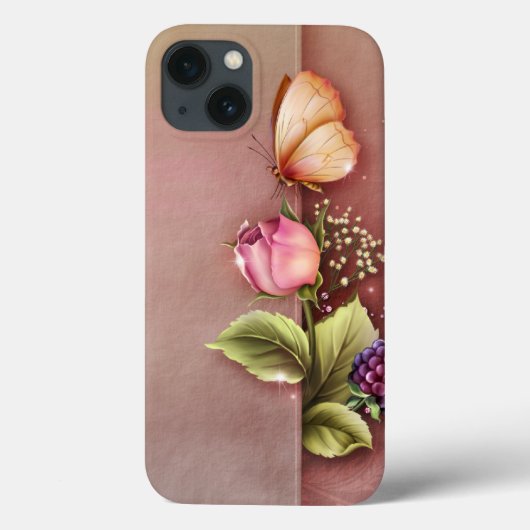 バタフライ The iPad Case-Mate Barely iPhoneケース (裏面)