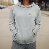 バタフライAroAceプライド- AroAce国旗の色 パーカ