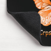 バタフライI衣服オレンジマイ祖母Rsd Crps Aw マウスパッド (コーナー)