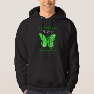 バタフライI衣服グリーンfor My Brother Lyme Disease パーカ