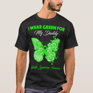 バタフライI衣服グリーンfor My Brother Nephrotic Sy Tシャツ