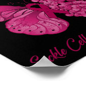 バタフライI衣服ブルゴーニュ叔父の鎌細胞 ポスター (角)