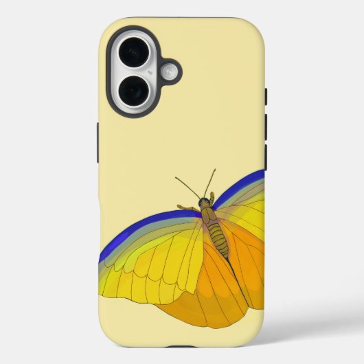 バタフライiPhoneケース Case-Mate iPhoneケース (裏面)