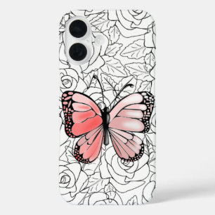 バタフライiPhoneケース iPhone 16ケース