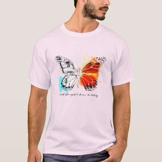 バタフライTシャツ Tシャツ (正面)
