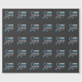 バタフライT1D糖尿病認識度糖尿病支援 ラッピングペーパー (フラット)