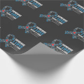 バタフライT1D糖尿病認識度糖尿病支援 ラッピングペーパー (角)