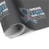 バタフライT1D糖尿病認識度糖尿病支援 ラッピングペーパー (ロールコーナー)