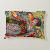 バタフライTouchアクセント枕 アクセントクッション (裏面)