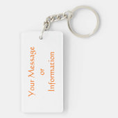 バタフライTouchキーチェーン キーホルダー (裏面)