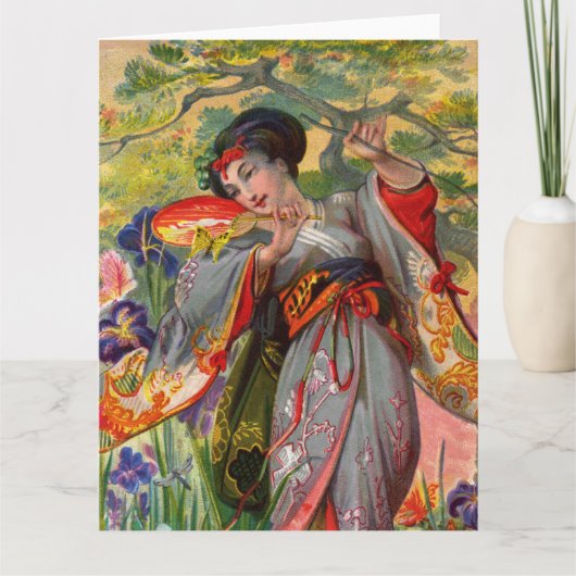 バタフライTouchビッググリーティングカード カード (正面)