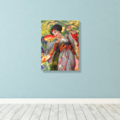 バタフライTouch キャンバスプリント (インサイチュ (ウッドフロア))