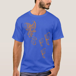 バタフライY2K美学フェアリーコグランジア妖精コル Tシャツ