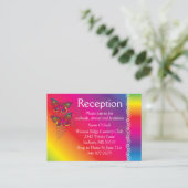 バタフラサイケデリックイデザイン囲いカード エンクロージャーカード (スタンド正面)