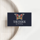 バタフ伝統的ィー・タトゥーアーティスト 名刺