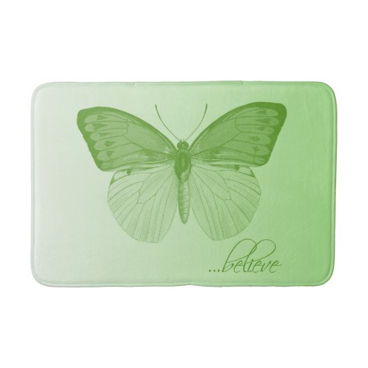 バタフ信じィーライム バスマット (正面)