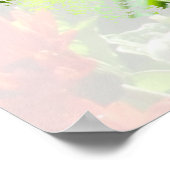 バタフ感動的ィー及びフローラ静穏祈りの言葉 ポスター (角)