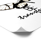 バタフ感動的ラアートポスターの変身 ポスター (角)