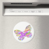 バタフ感動的ロエレガントラベル雲 マグネット (インサイチュ (食洗機))