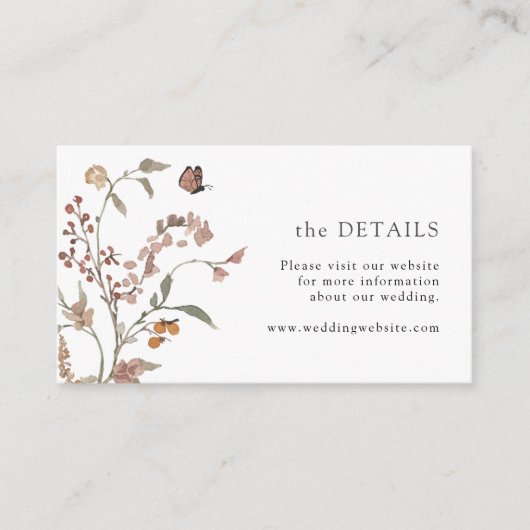 バタフ素朴ボホ詳細カード エンクロージャーカード (正面)