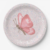 バタフ絵を描ィー紙プレート ペーパープレート (正面)