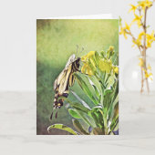 バタフ絵画ィーの聖なる書物、 経典カード1 Peter 5:6-7 カード (黄色い花)