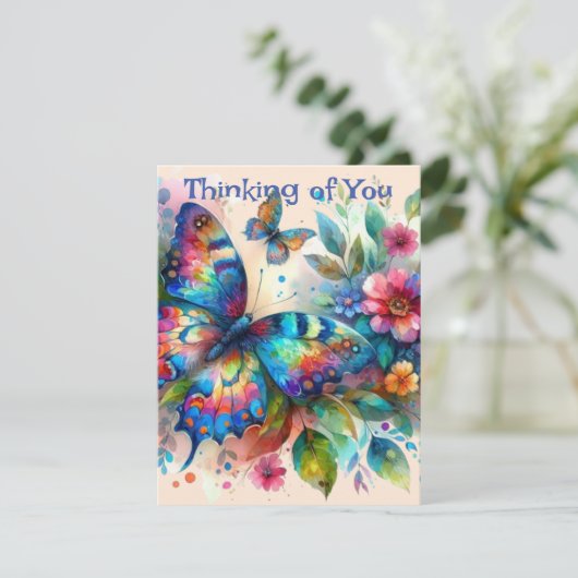 バタフ考えィーズ・オブ・ユーパーソナライズされたカード (スタンド正面)