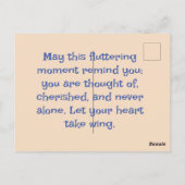 バタフ考えィーズ・オブ・ユーパーソナライズされた ポストカード (裏面)