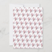 バタフ葉ィースエレガント、ベビーシャワービンゴ (裏面)