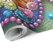 バタフ鮮やかィー5Dダイアモンド絵画ズキットDIYアート ラッピングペーパー (ロールコーナー)