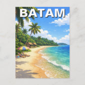 バタム島インドネシア旅行 ポストカード (正面)