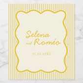 バタモダンーイエロー ワインラベル (シングルラベル)