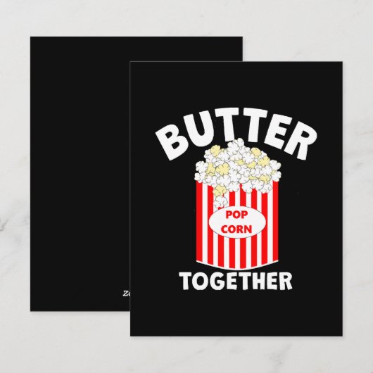 バターでひとつになる映画のポップコーン シーズンカード (正面/裏面)