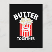 バターでひとつになる映画ポップコーン シーズンポストカード (正面)