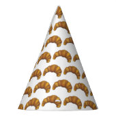 バターのような熱いクロワッサン菓子フランスの食品 パーティーハット (左)