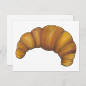 バターのような熱いクロワッサン菓子フランスの食品 ポストカード (正面/裏面)