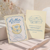 バターのように熟す年齢 クケ女風 かくはん機の誕生日パーティー 招待状