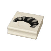 バターのフレーク状クロワッサンフランスのクレセント菓子 ラバースタンプ (スタンプ)