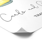 バターのブライダルシャワー – カードとギフト ポスター (角)