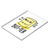 バターのユーモア バターのしゃれ ノートブック (左側)