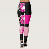 バターはえは縞で飾ります レギンス (裏面)