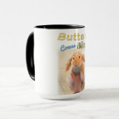 バターは家の信号器のマグを来ます マグカップ (正面左)