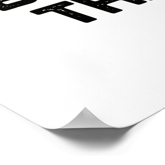 バターは決して食べ物おもしろいを食べないよりも遅い ポスター (角)