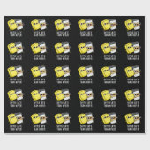 バターは決して食べ物おもしろいを食べないよりも遅い ラッピングペーパー (フラット)