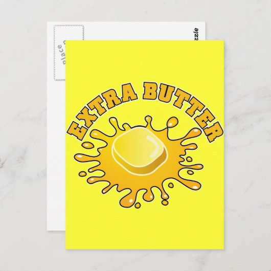 バターを塗れ! ポストカード (正面/裏面)